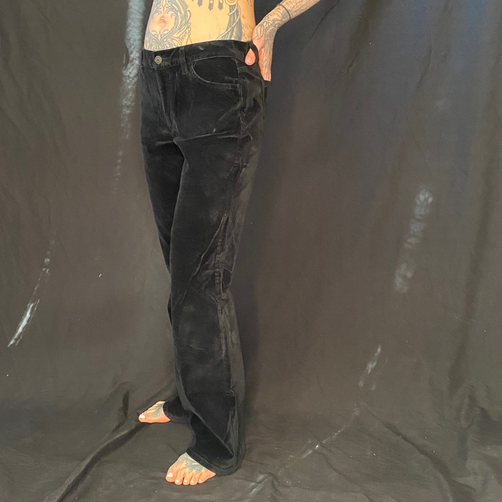 Boot Cut Velvet Pants